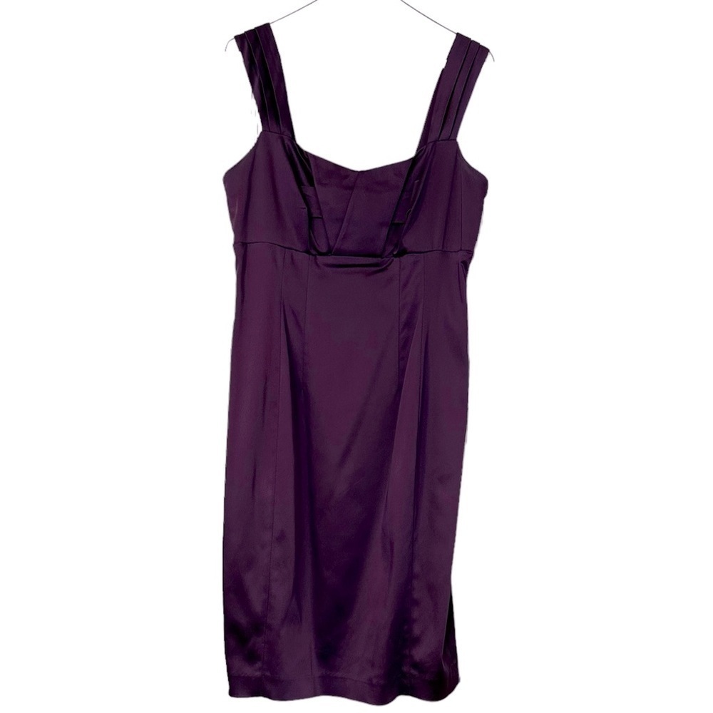 Calvin Klein Dress Deep Purple Prom Babydoll Sz 8
